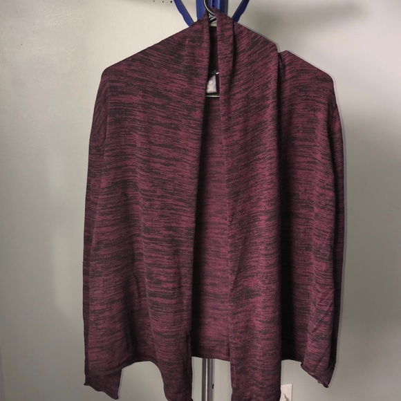 Ann Taylor Factory Sweaters - Ann Taylor Factory Purple and Black Cardigan